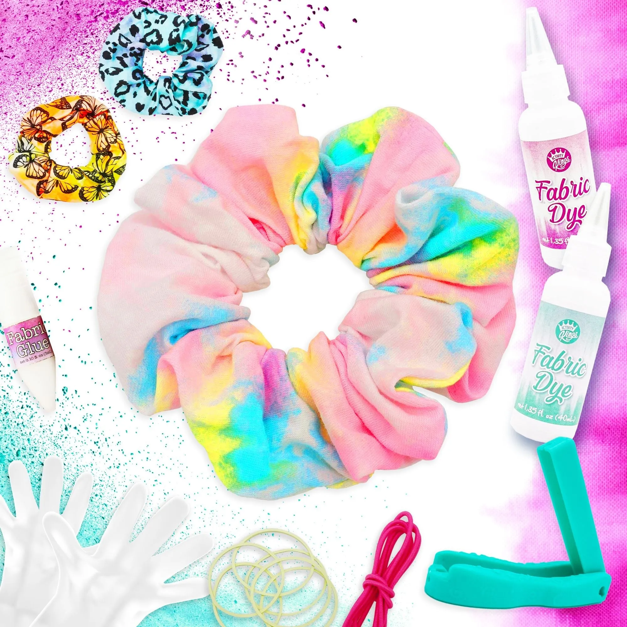 Activity Kings Do-It-Yourself Tie-Dye Scruncheeze