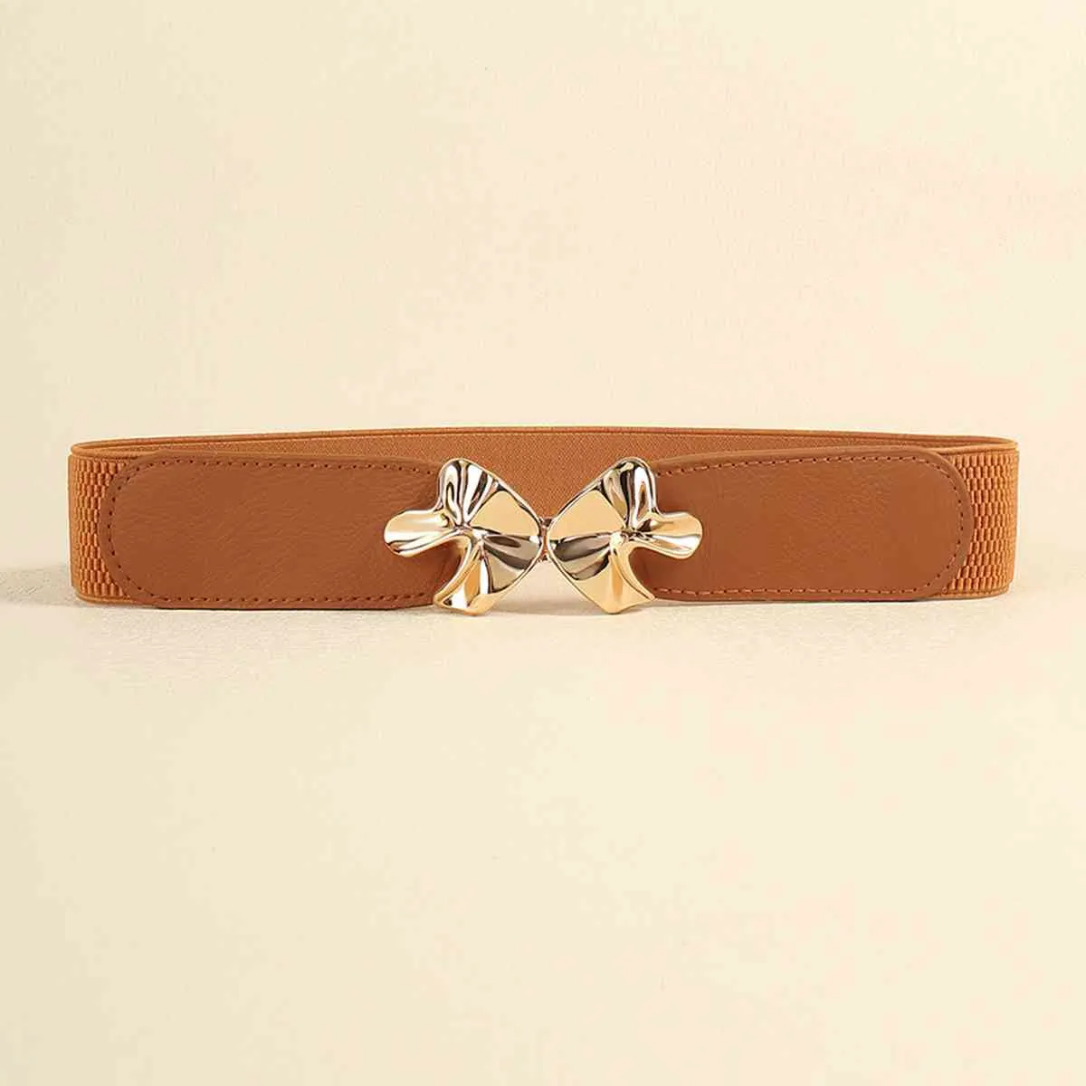 Alloy Buckle Elastic Belt