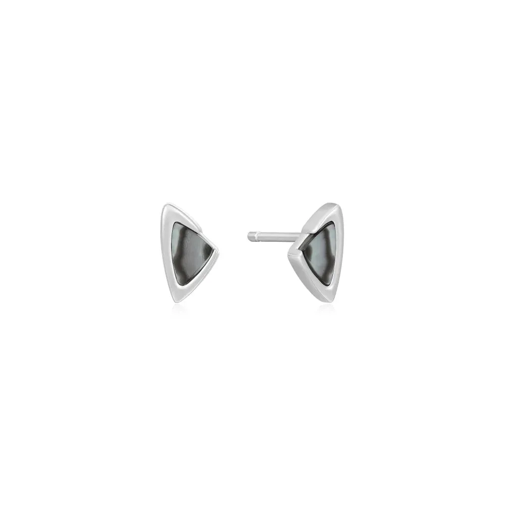 Ania Haie Arrow Abalone Stud Earrings