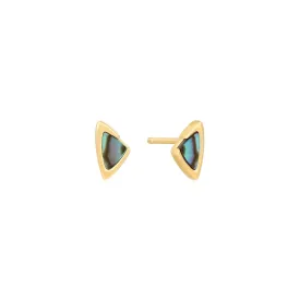 Ania Haie Arrow Abalone Stud Earrings