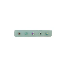 Aqua Ombré Gemstone Hair Clip