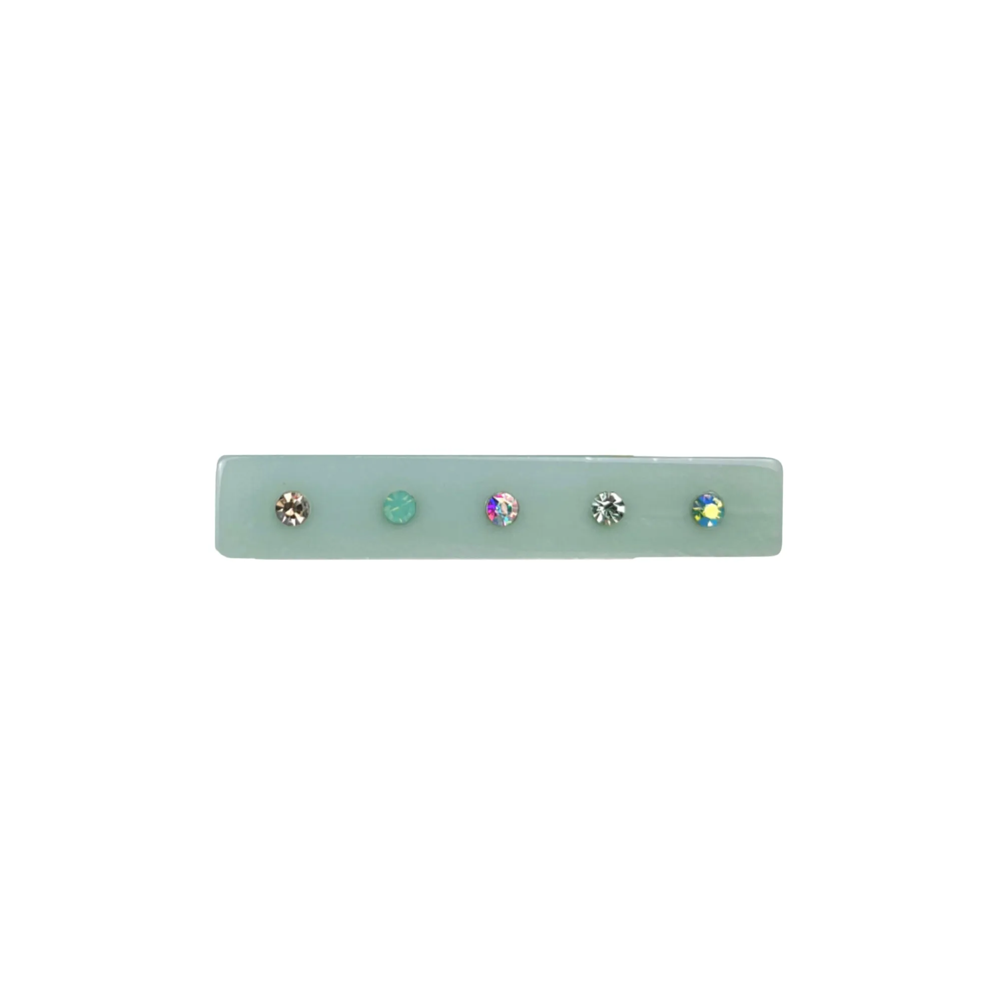 Aqua Ombré Gemstone Hair Clip