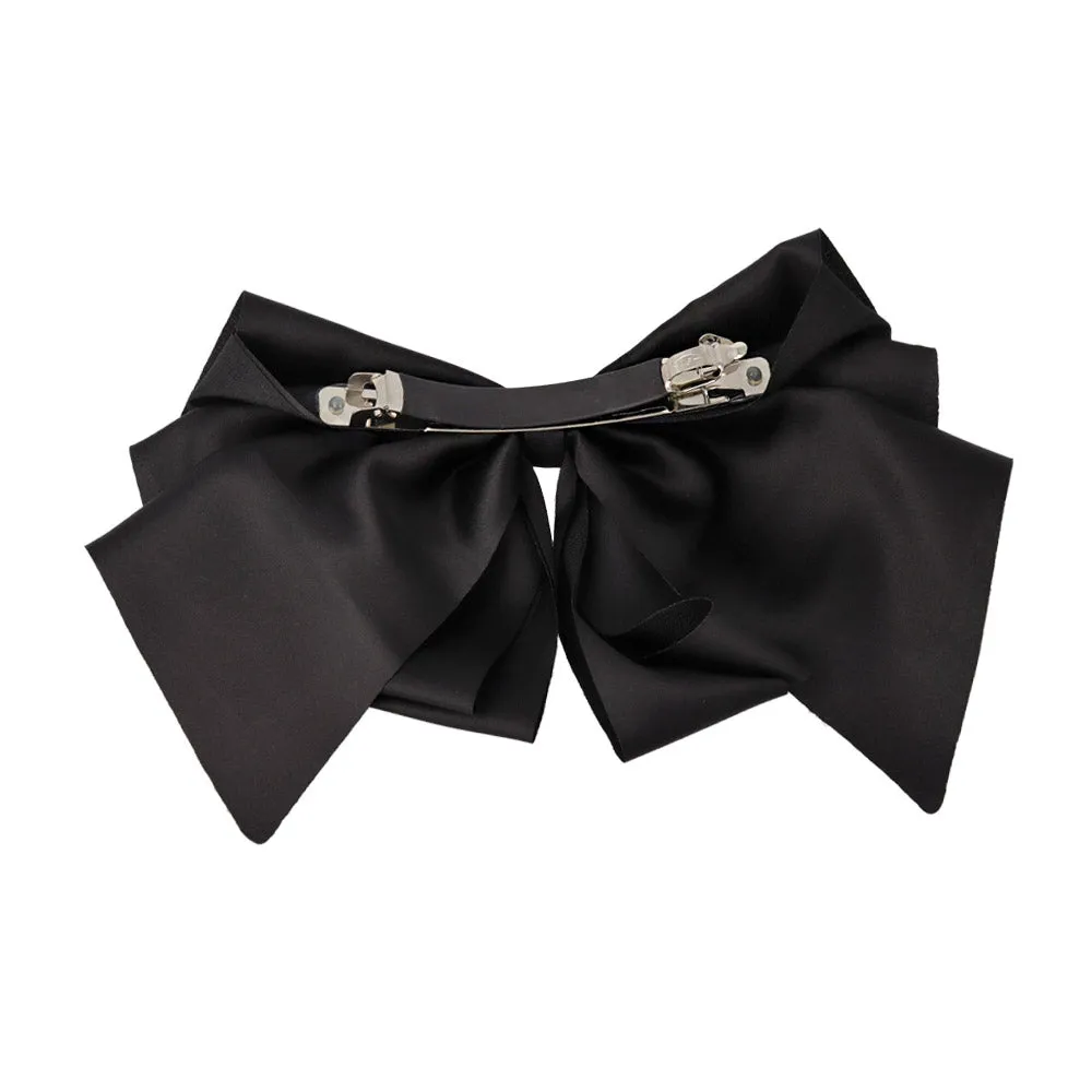 Big Layered Bow Hair Barrette