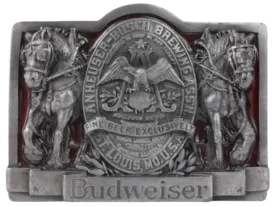 Budweiser Shires Anheuser-Busch Brewing Ass' N Belt Buckle