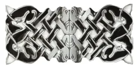 Celtic Oblong Black Belt Buckle