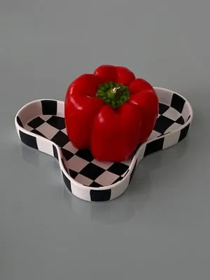 Checkered Catch All Tray