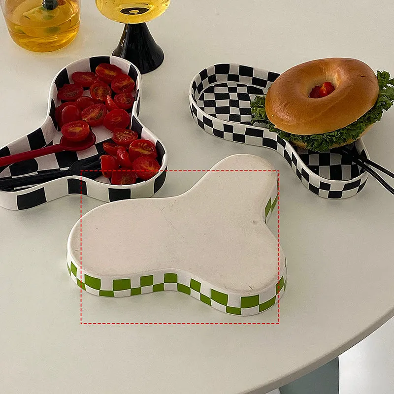 Checkered Catch All Tray