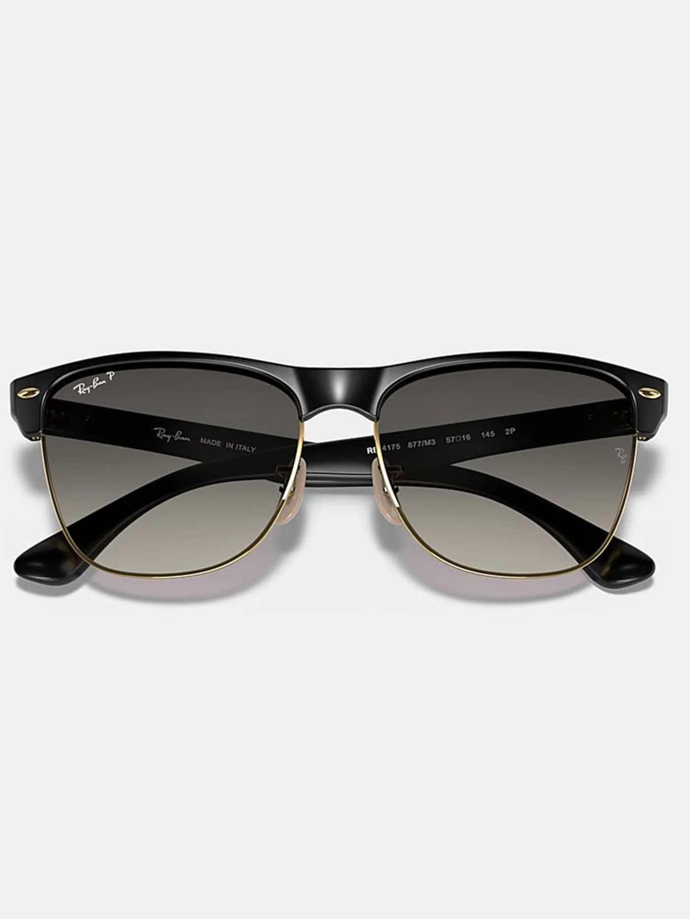 Clubmaster Oversized Matte Black/ Grey Gradient Glasses