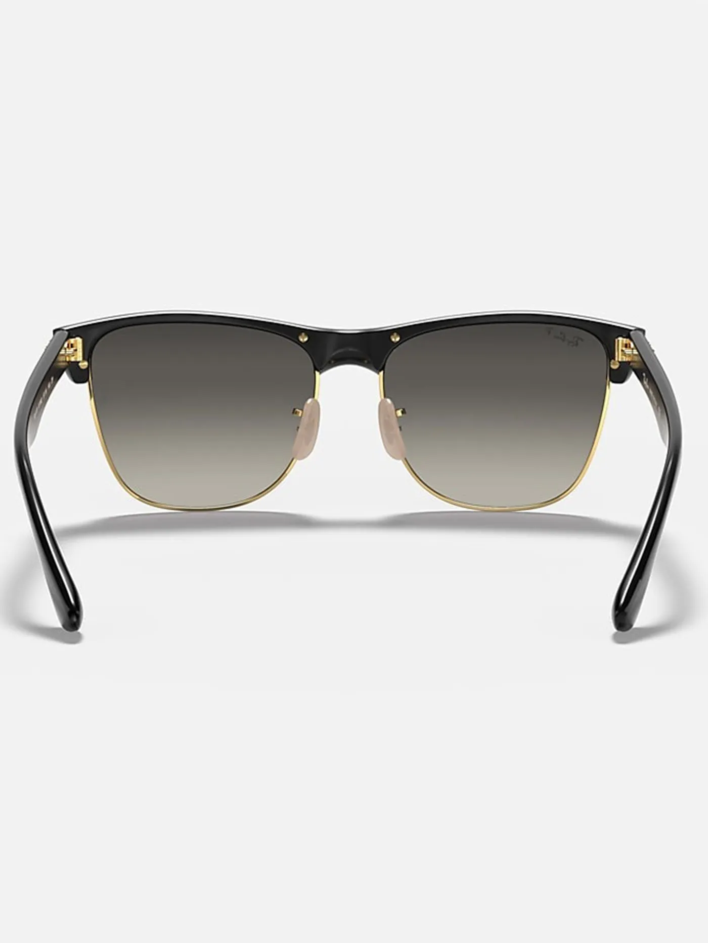 Clubmaster Oversized Matte Black/ Grey Gradient Glasses