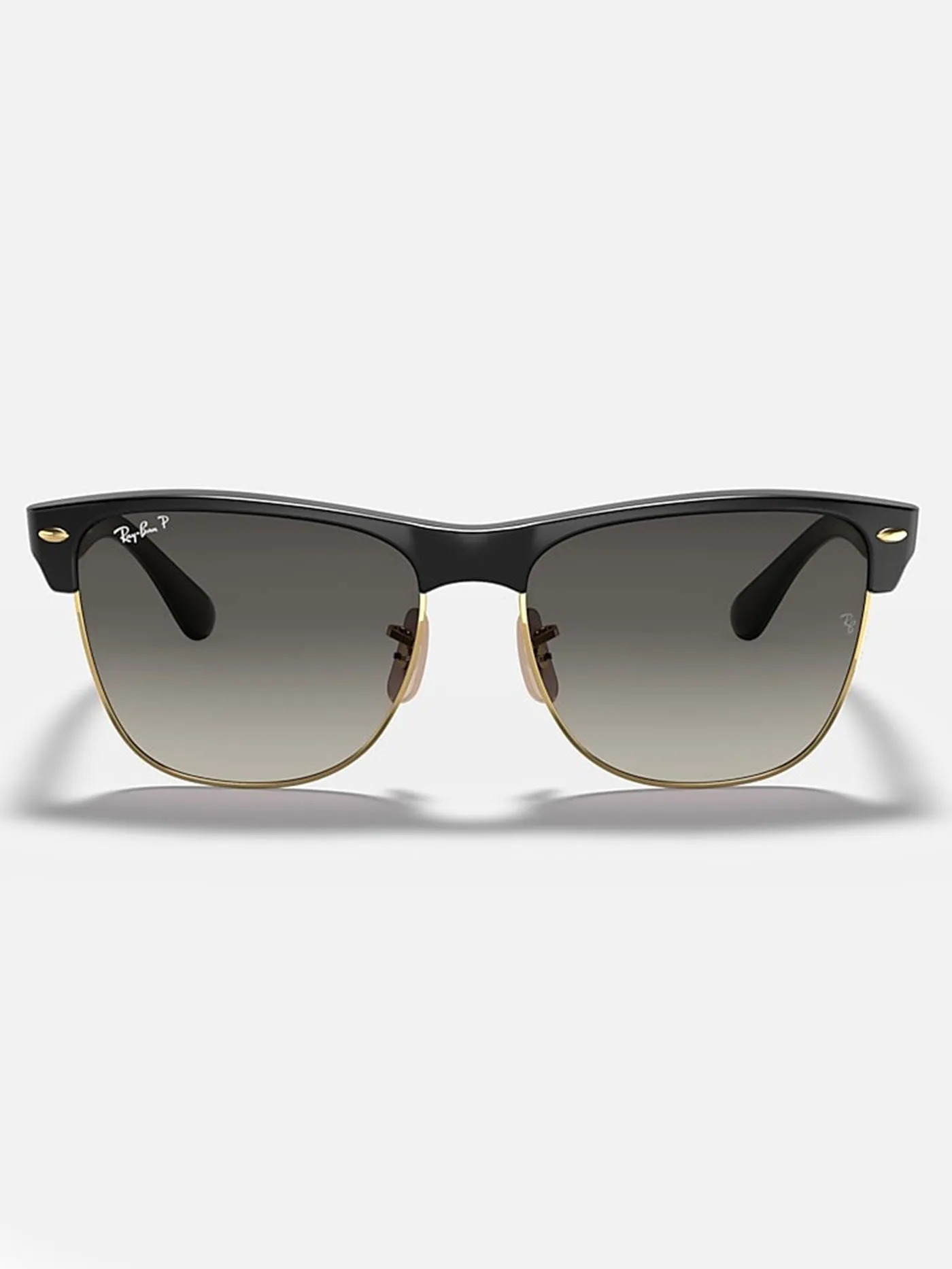 Clubmaster Oversized Matte Black/ Grey Gradient Glasses