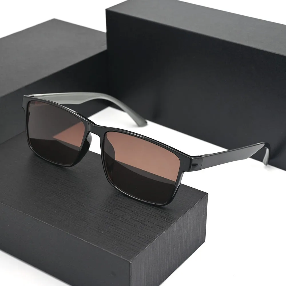 Cubojue Unisex Full Rim Oversized Square Tr 90 Titanium Polarized Sunglasses 2257