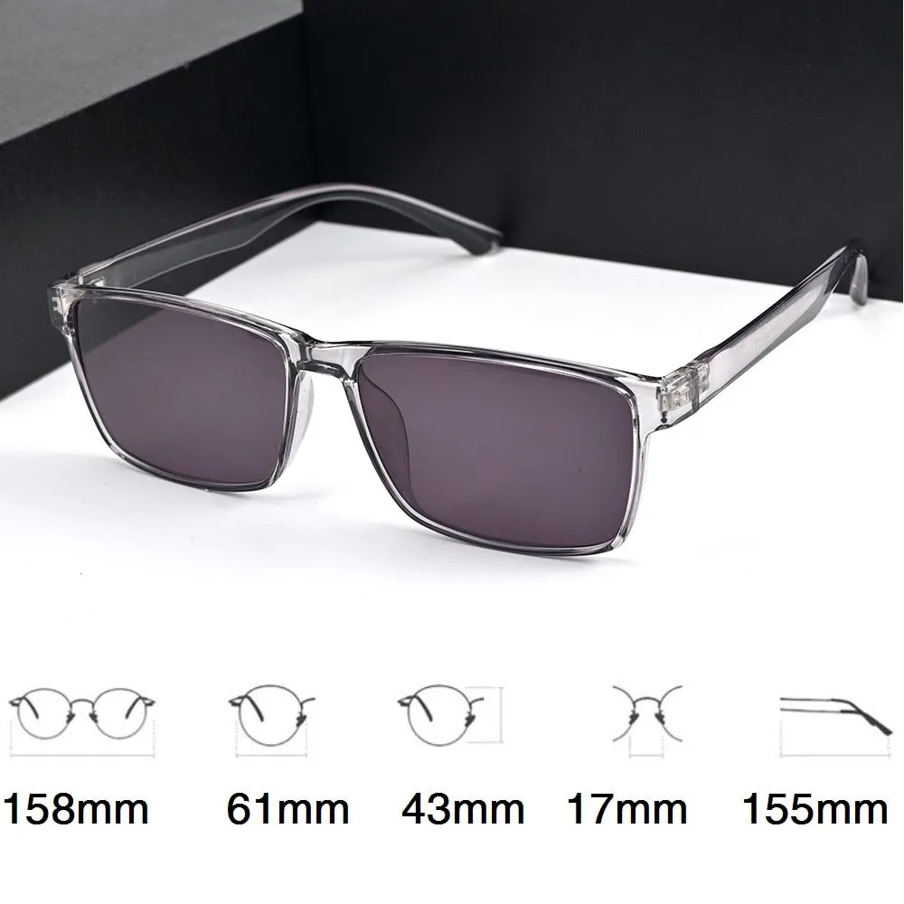 Cubojue Unisex Full Rim Oversized Square Tr 90 Titanium Polarized Sunglasses 2257