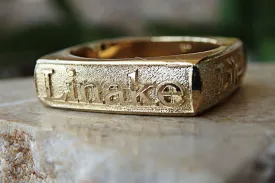 Custom Engraved Ring