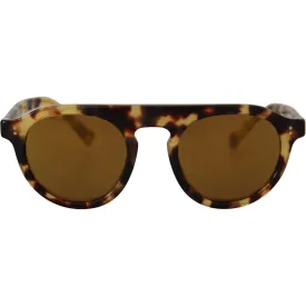 Dolce & Gabbana Chic Tortoiseshell Acetate Sunglasses