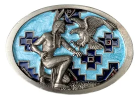 Eagle Master Indian Belt Buckle