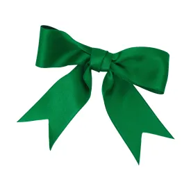 Emerald Vintage Silk Satin Bow | Emerald