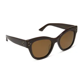 EVA - TRUFFLE   BROWN   POLARIZED SUNGLASSES