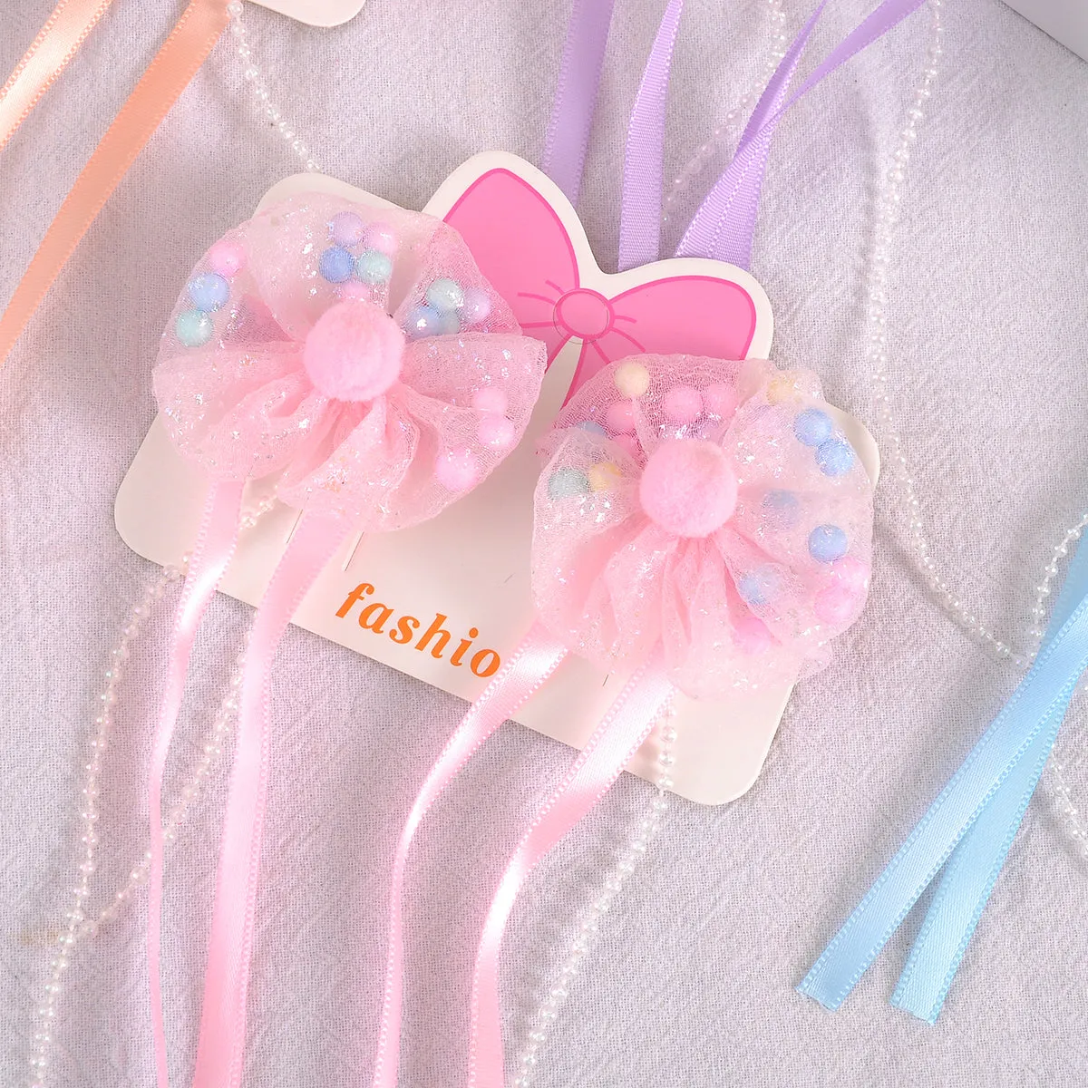 Fashionable Ribbon Bow Hair Clip.