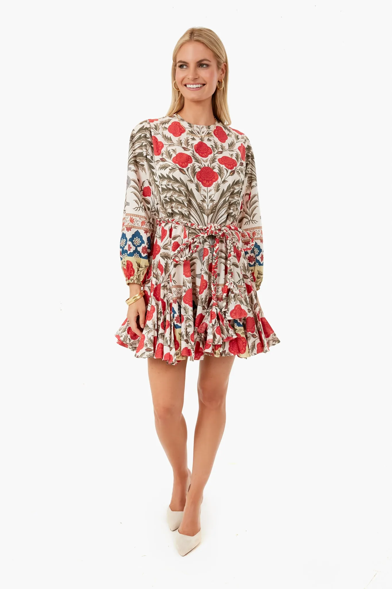 Garden of Dreams Red Multi Ella Dress