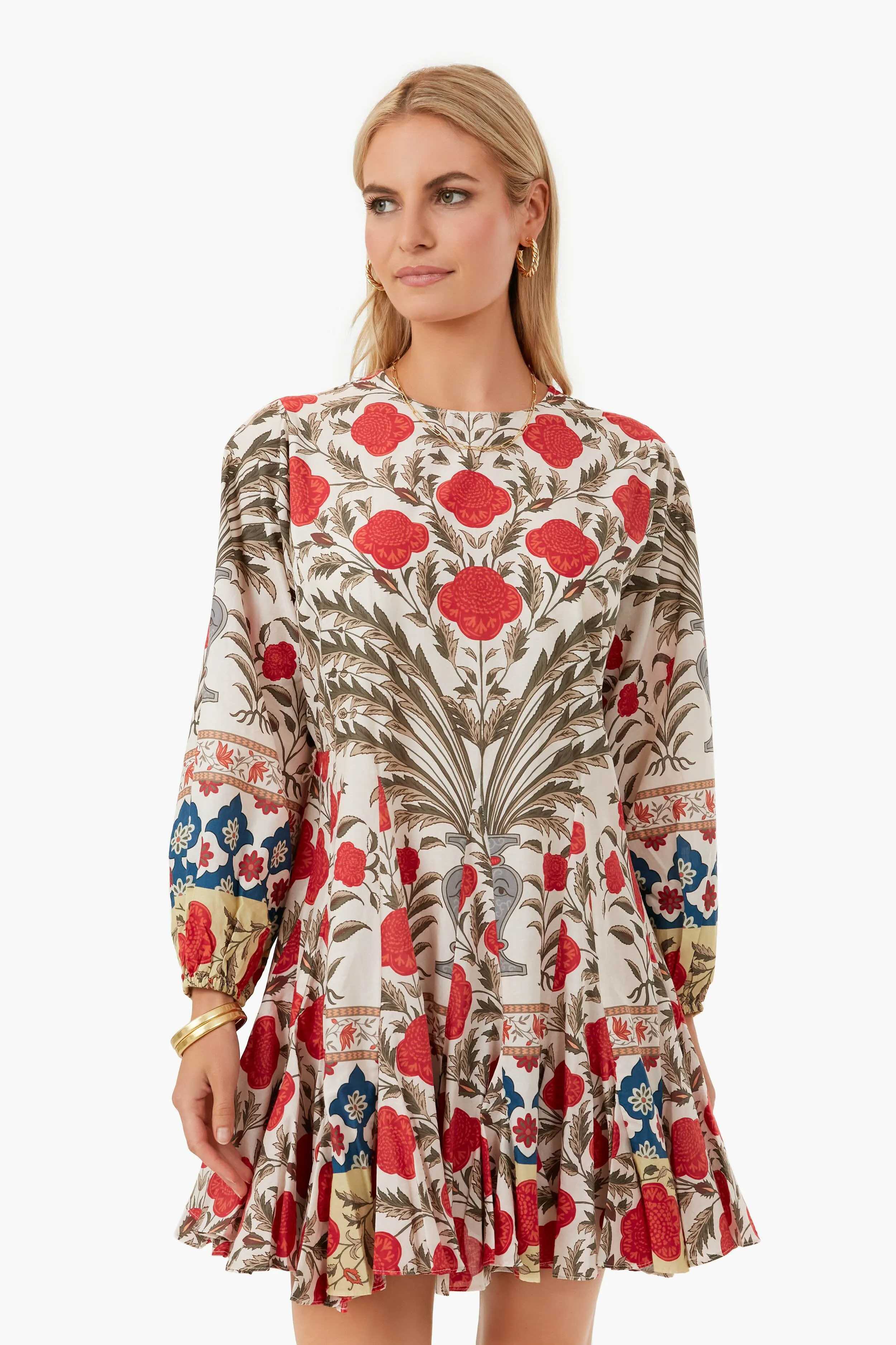 Garden of Dreams Red Multi Ella Dress