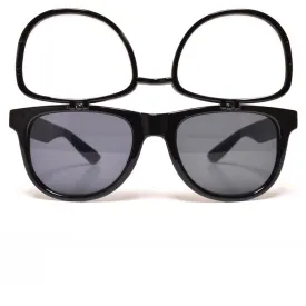 GloFX Diffraction Flip Sunglasses - Black