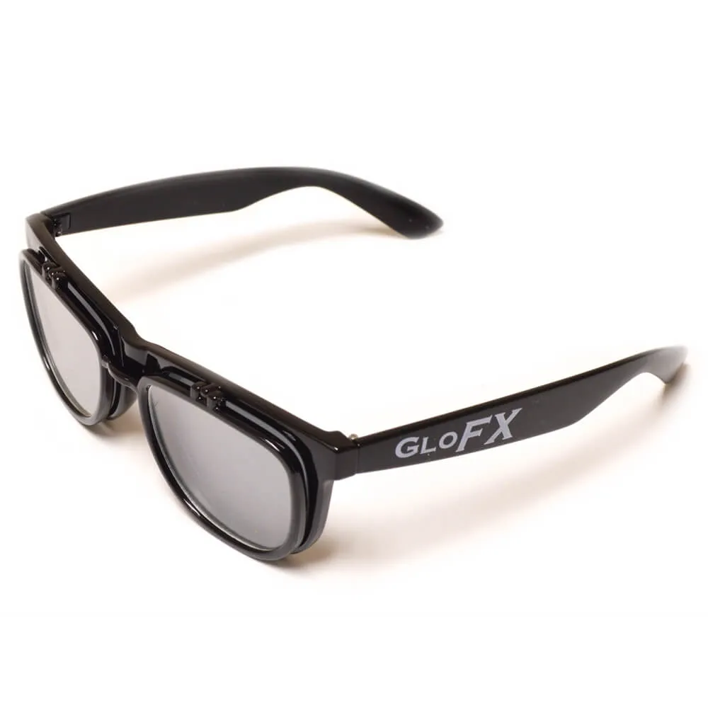 GloFX Diffraction Flip Sunglasses - Black