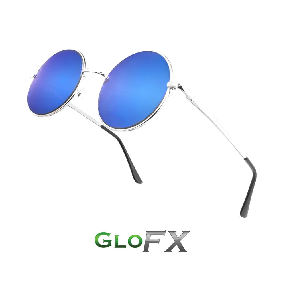 GloFX Imagine Diffraction Glasses Blue Mirror