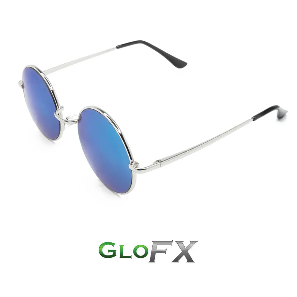 GloFX Imagine Diffraction Glasses Blue Mirror