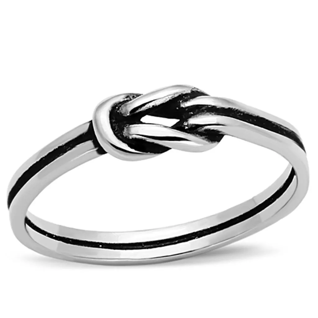 High polished (no plating) Stainless Steel Ring with No Stone for Women Style TK1239