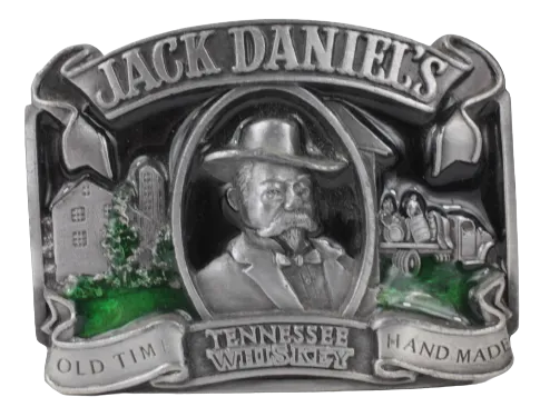 Jack Daniels Old Time Handmade Tennessee Whiskey Belt Buckle