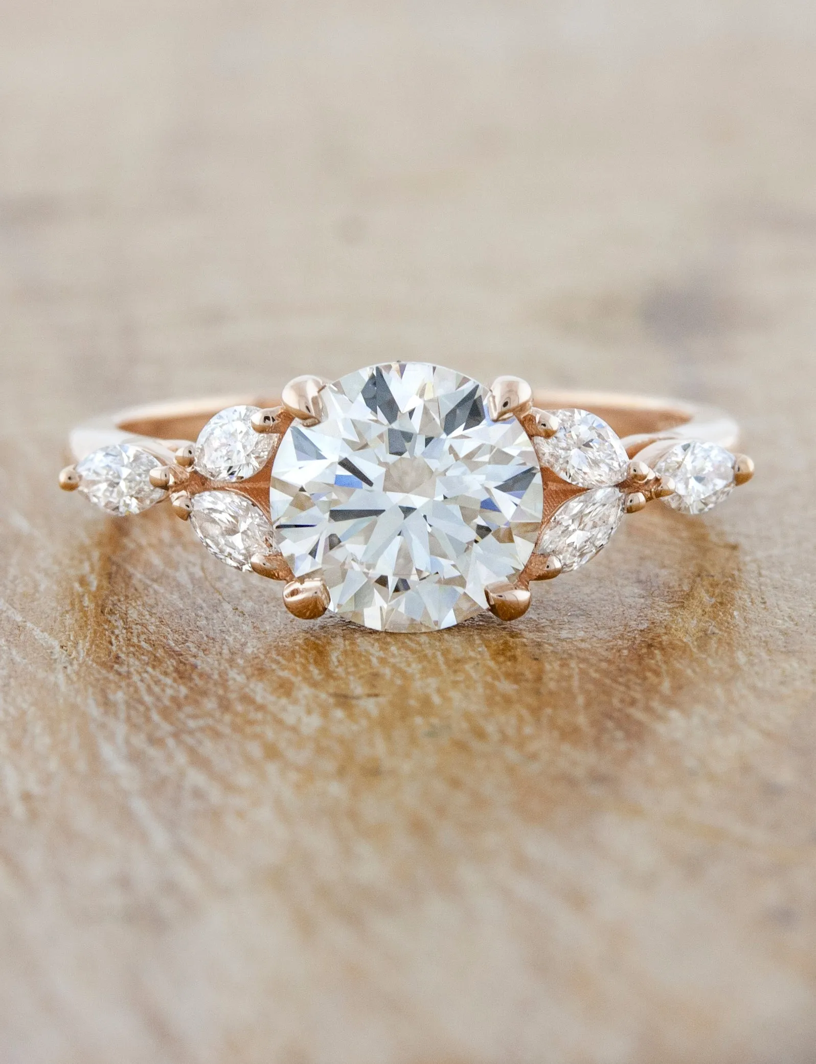 Jacqueline Stacked Ring Set- Natural Diamonds