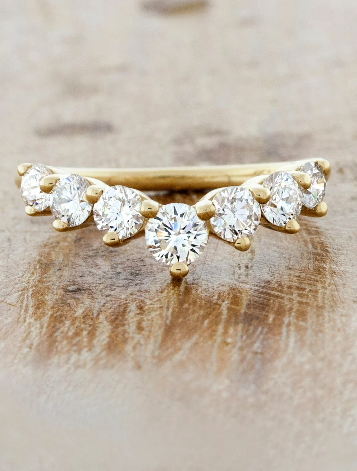 Jacqueline Stacked Ring Set- Natural Diamonds