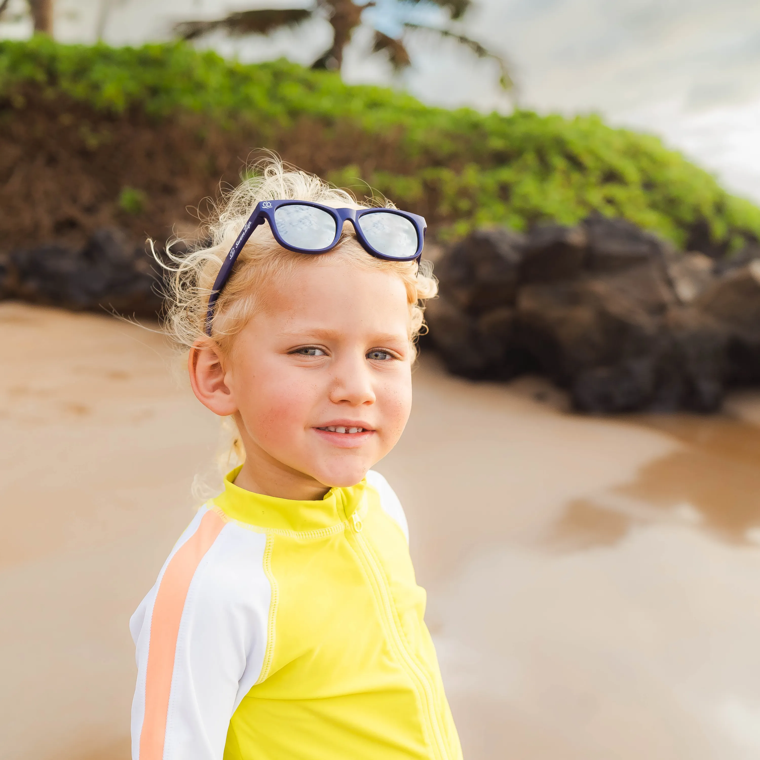 Kids Wayfarer Sunglasses - Navy