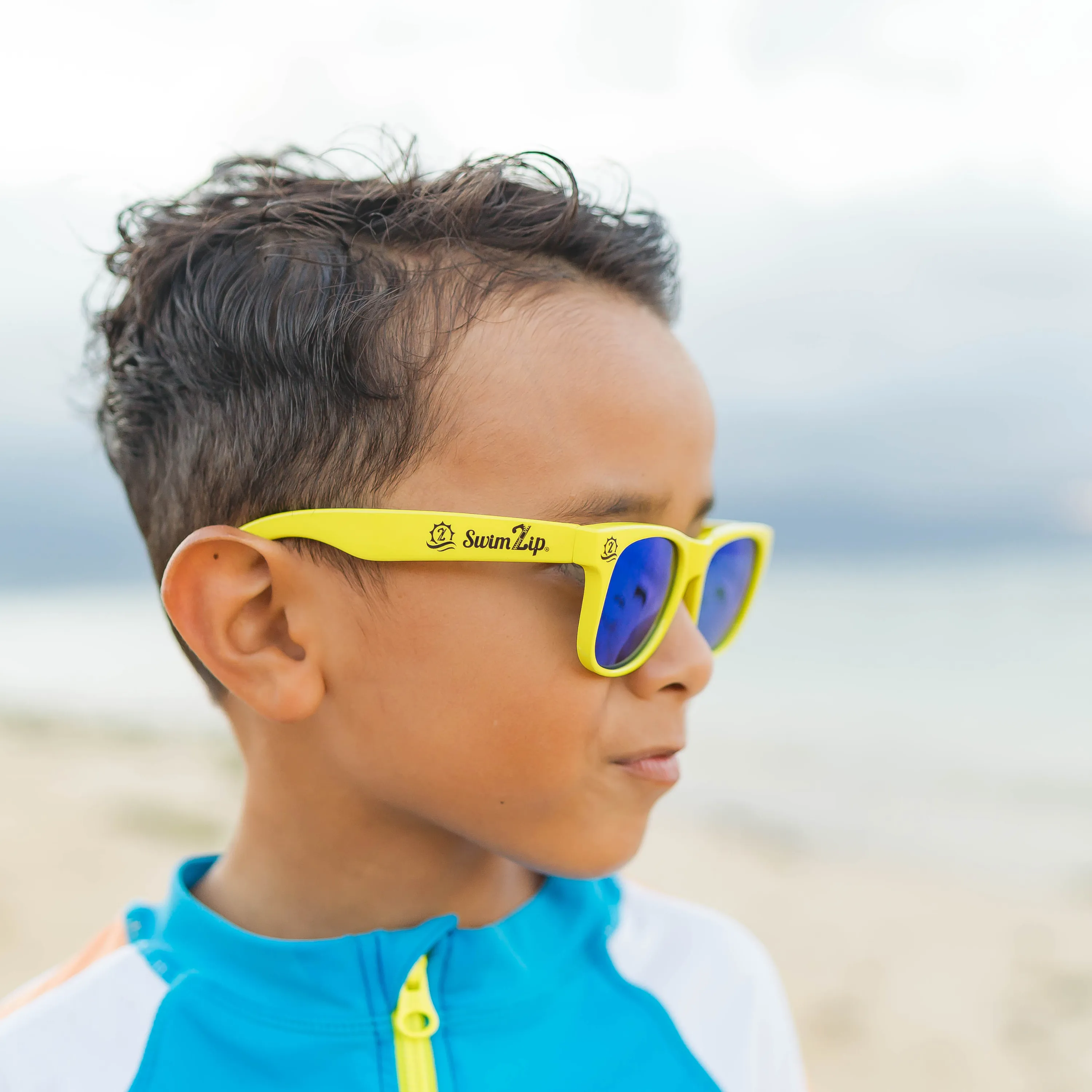 Kids Wayfarer Sunglasses - Sulphur Yellow