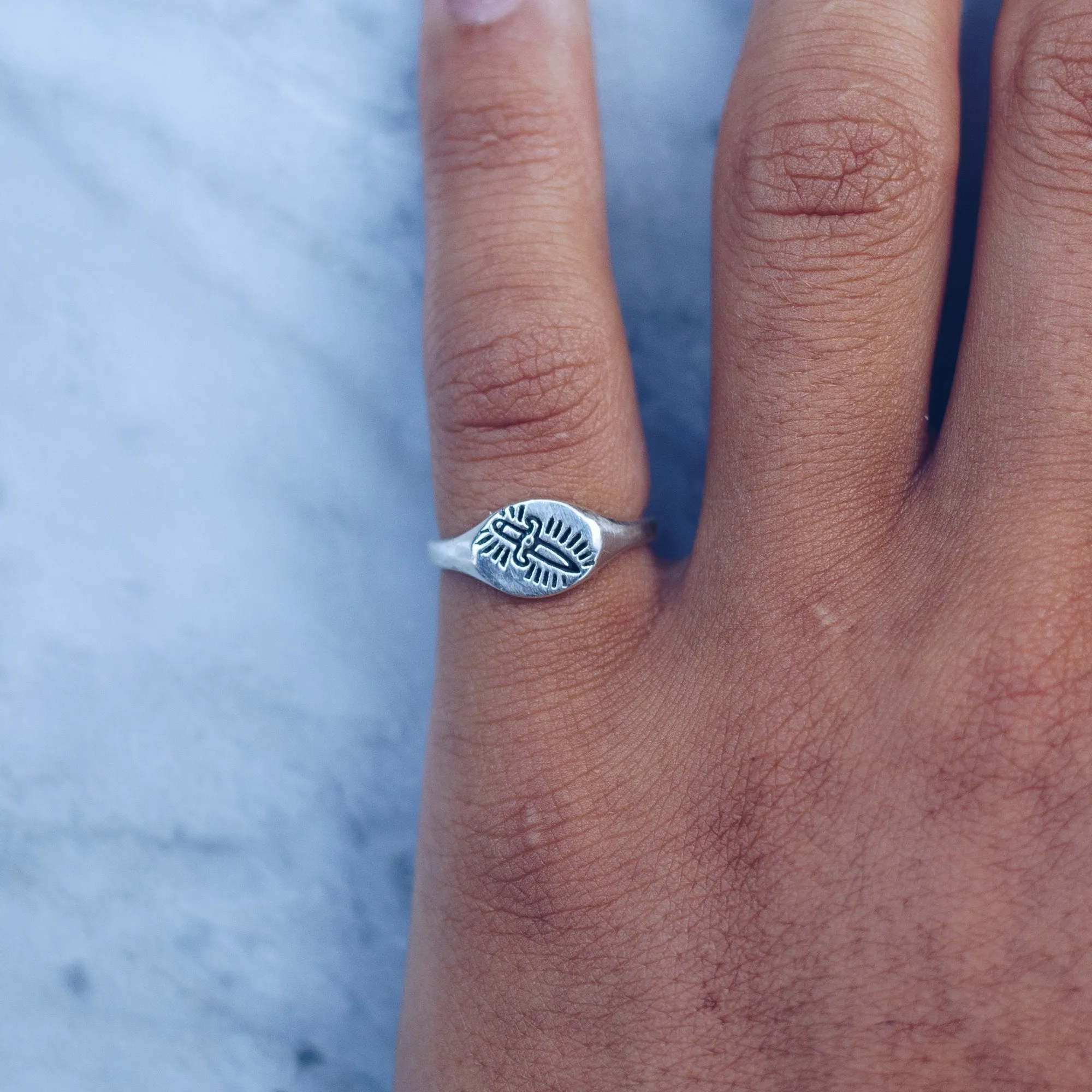 KILL ME SOFTLY RING (XS) | 925 STERLING SILVER