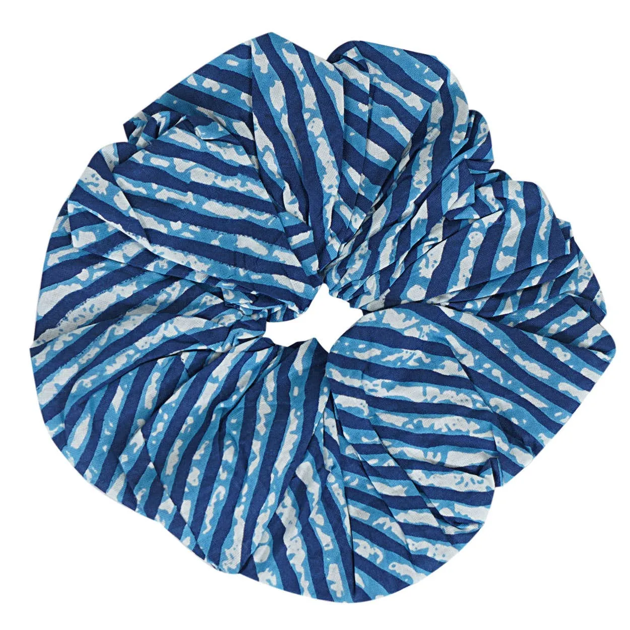 Leheria Cotton Scrunchies, Set of 3, India