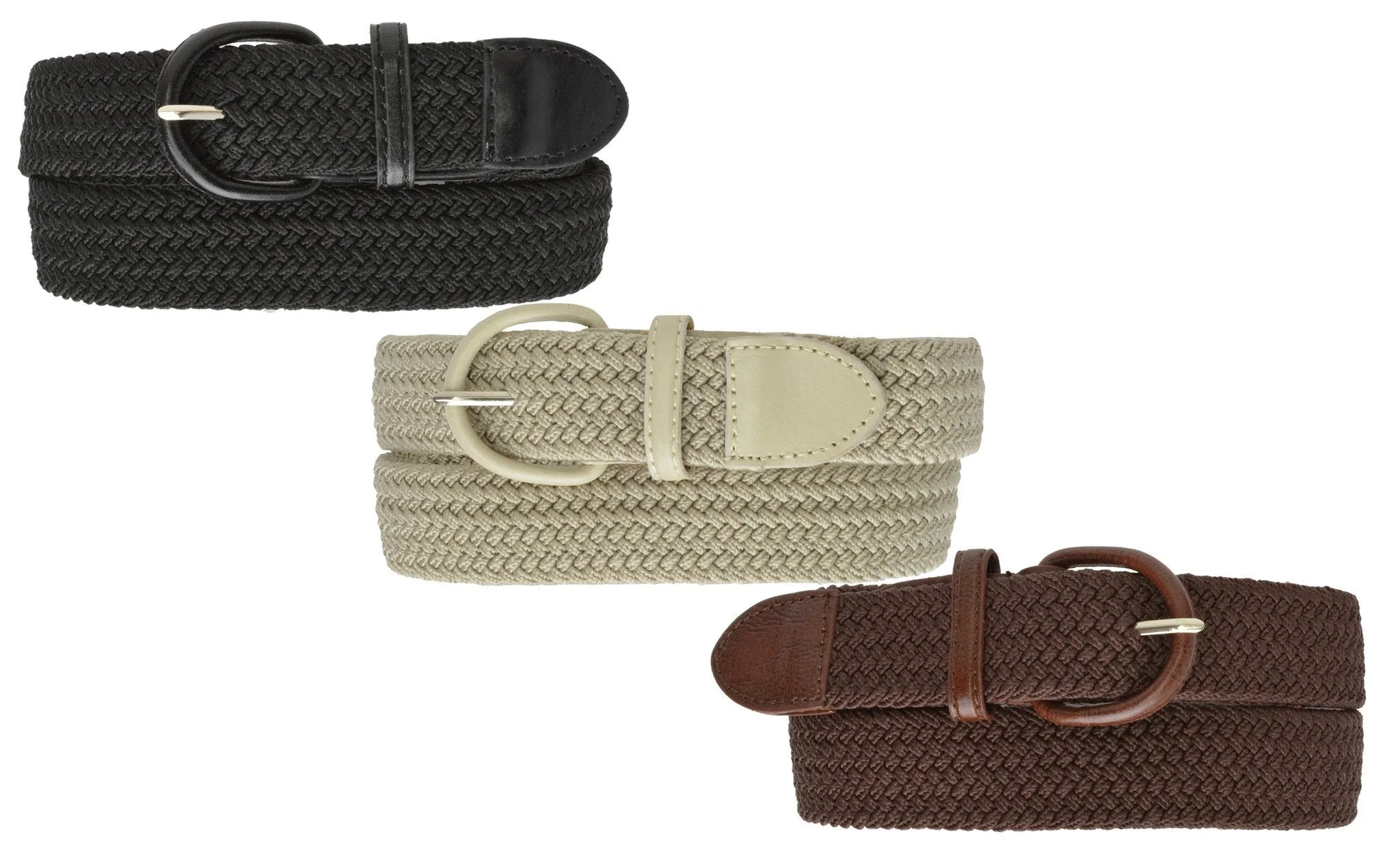 Marshal Braided Elastic Stretch Belts S112