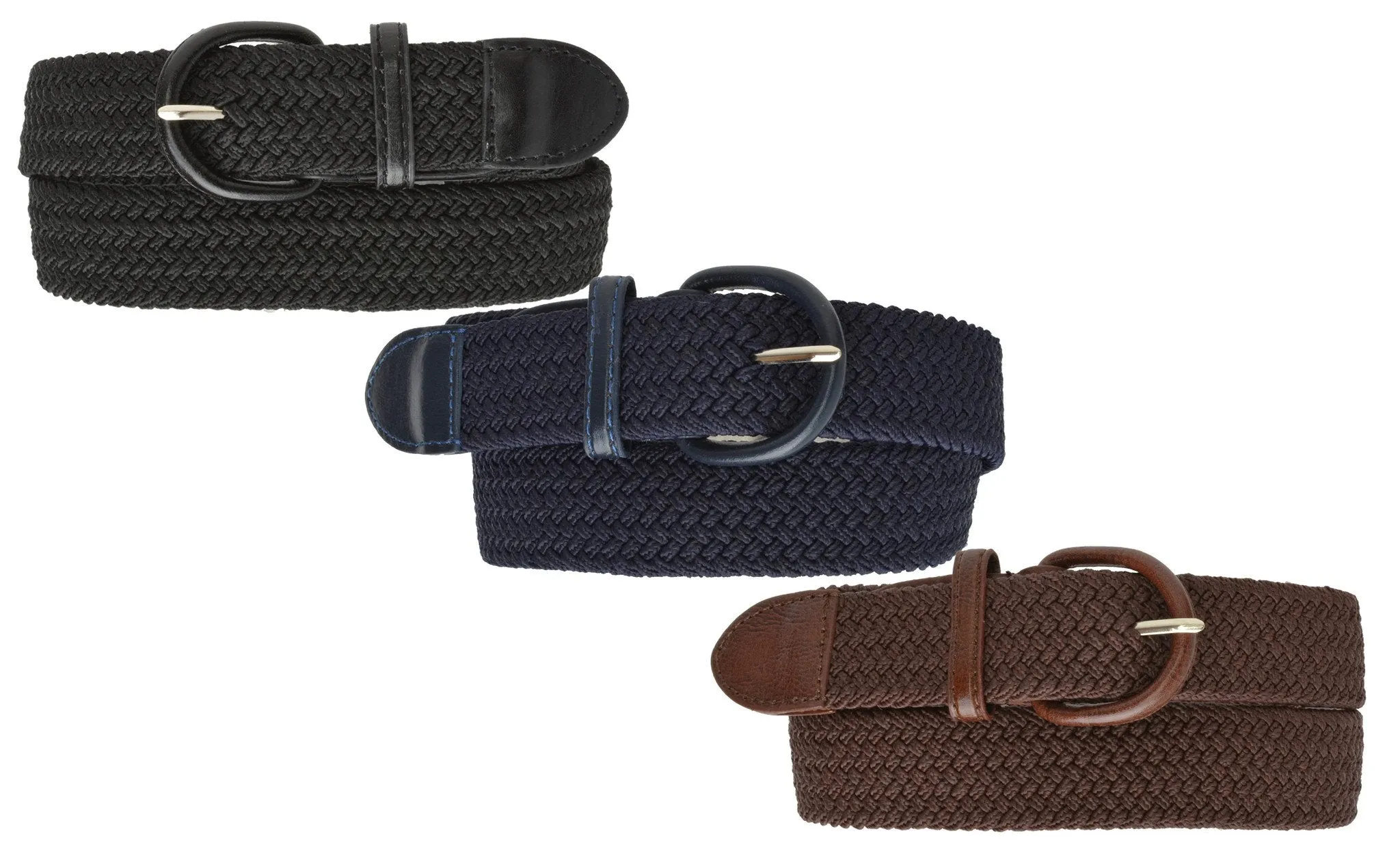 Marshal Braided Elastic Stretch Belts S112