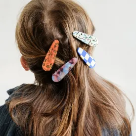 Mixed Acetate Hair Clips