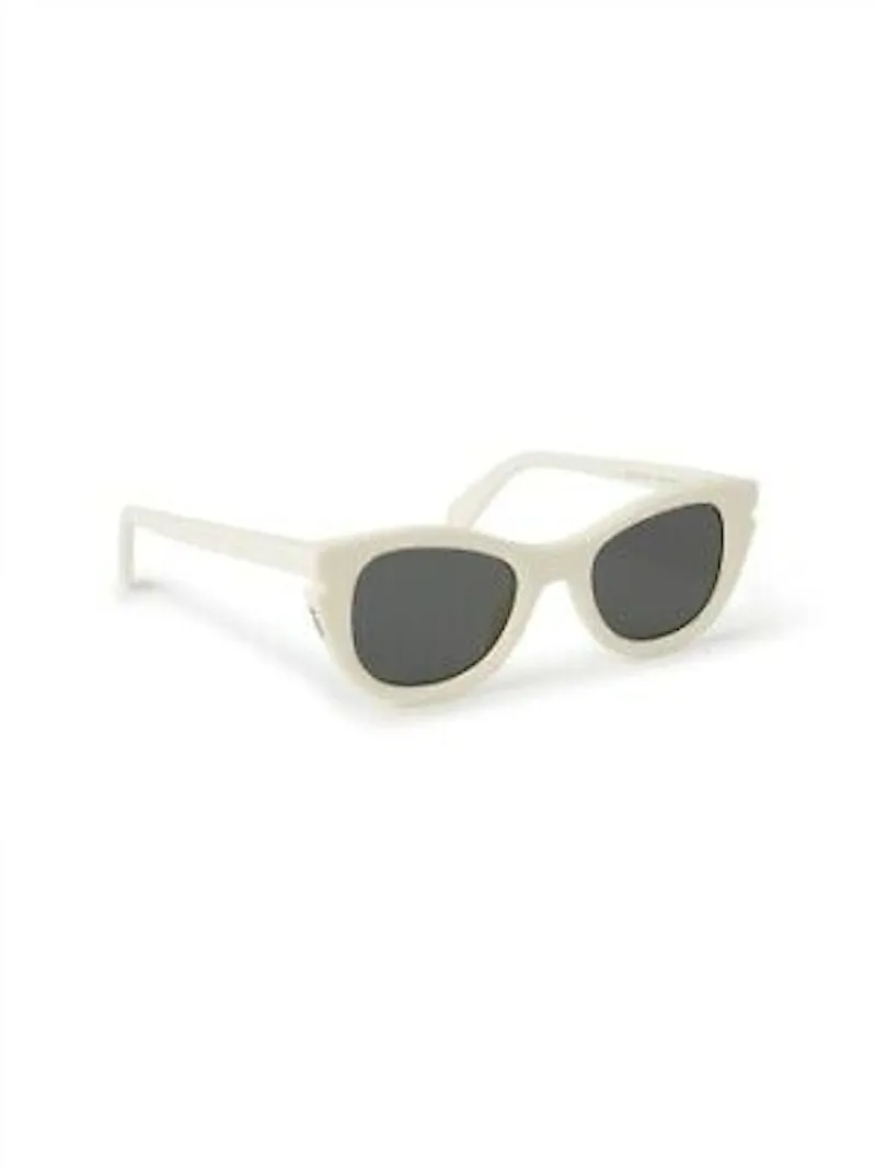 Off-White Boulder Sunglasses White/Dark Grey