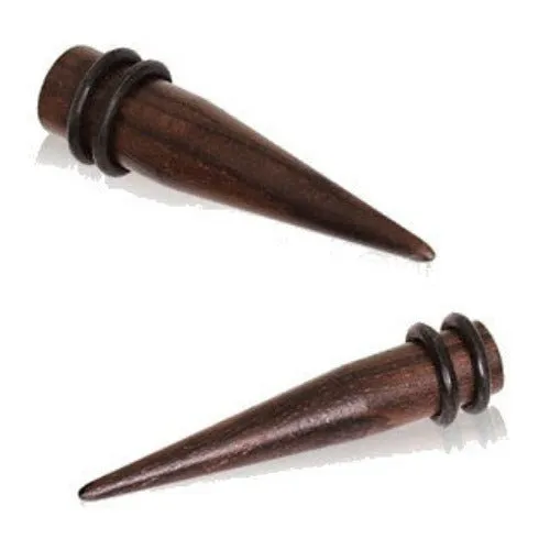 Organic Ebony Wood Taper with O-Ring