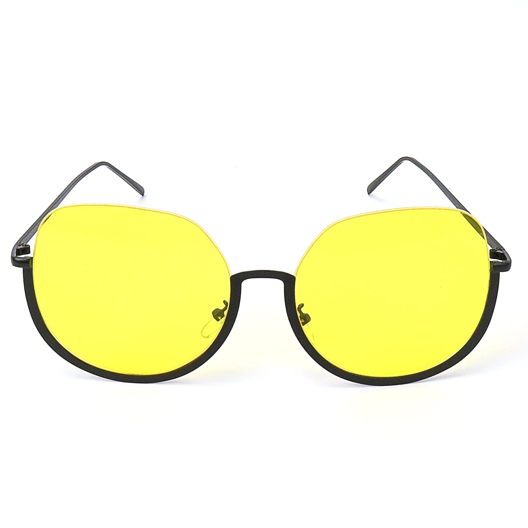 Oversized Realness Sunglasses - Yellow