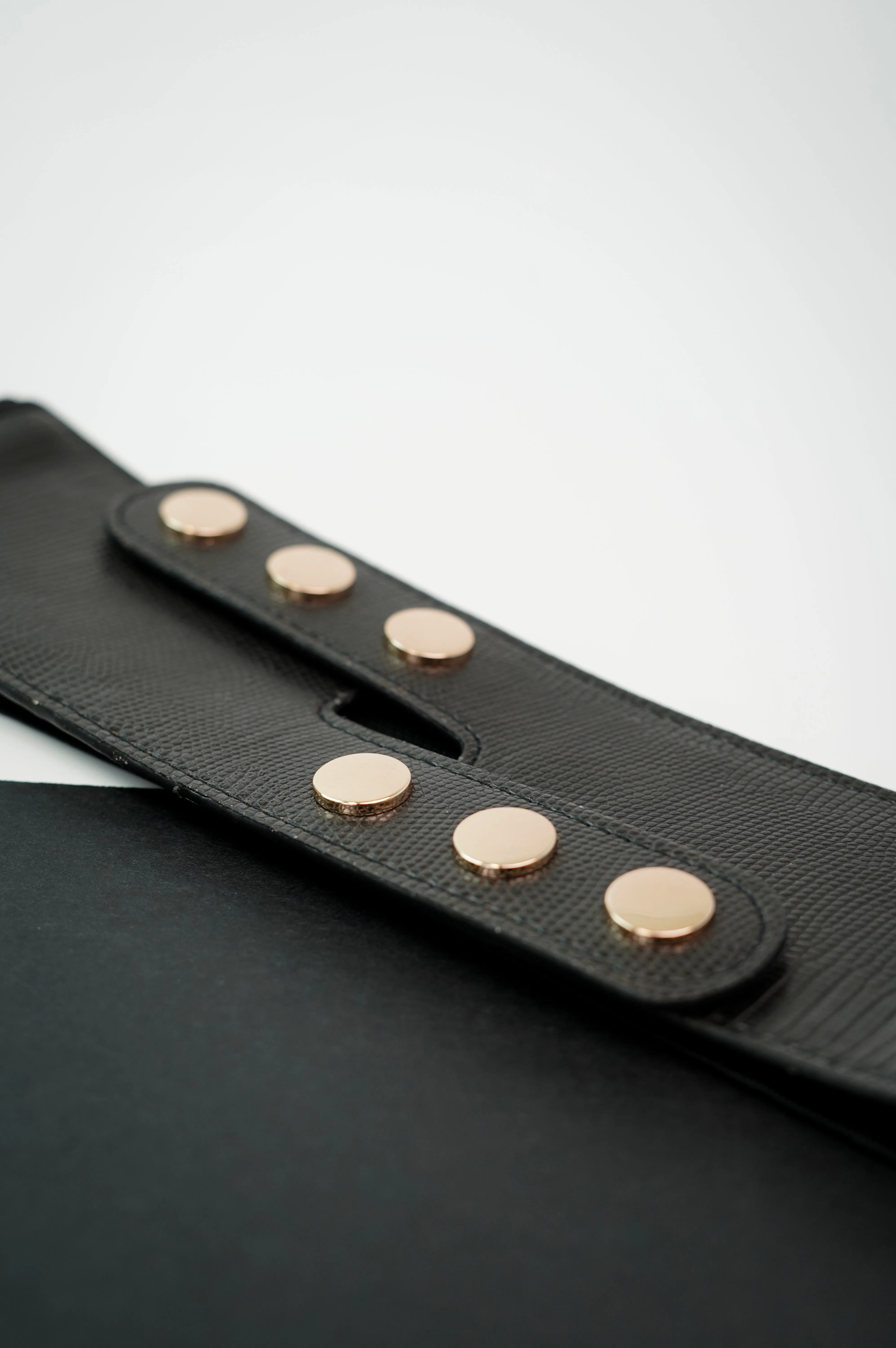 Pistol Black Elastic Belt