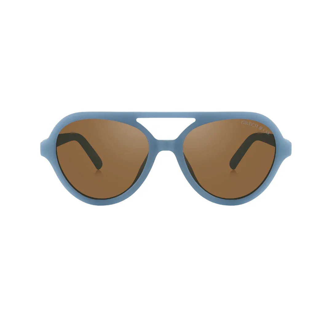 Polarized Adult Aviator Sunglasses - Desert Teal