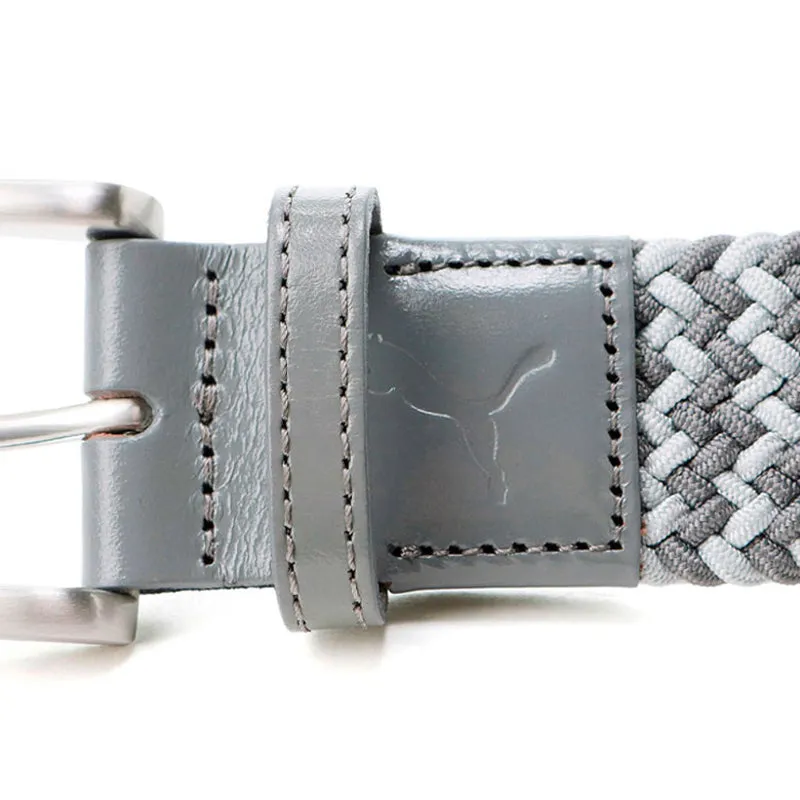 PUMA Braided Weave Belt (Grey)