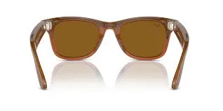 Ray-Ban Meta Smart Glasses Wayfarer Large RW 4008 – Shiny Caramel