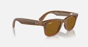 Ray-Ban Meta Smart Glasses Wayfarer Large RW 4008 – Shiny Caramel