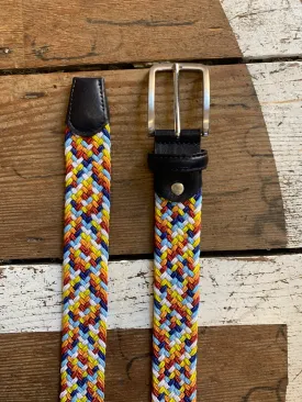 Regent -  Woven Elastic Belt - Multi Colour