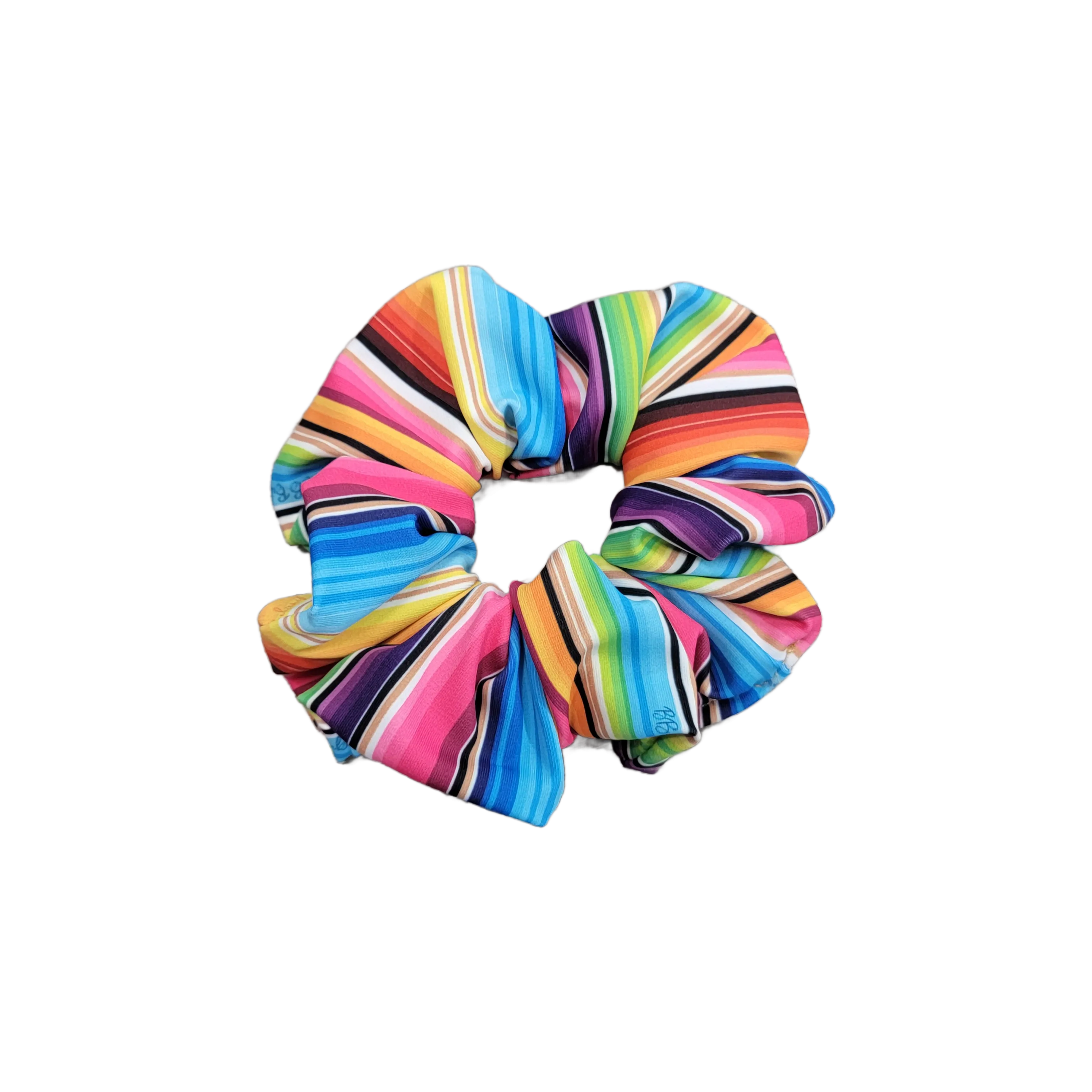 Serape Blue Scrunchie