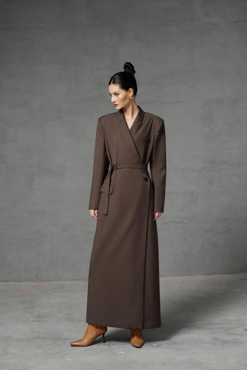 Sika Peak Lapel Trench Coat